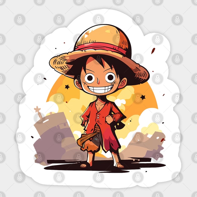 luffy Sticker by skatermoment